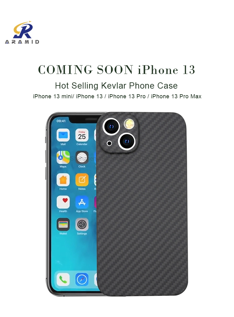 Kevlar Phone Case for iPhone 13 12 Series Mobile Phone Accessory Factory Price Mobile Cover