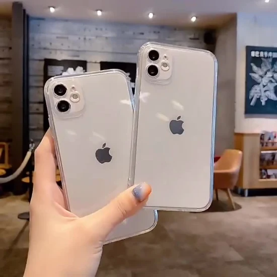 Nuovo trasparente all'ingrosso applicabile per iPhone11 Custodia protettiva per iPhone 13 Custodia morbida in TPU