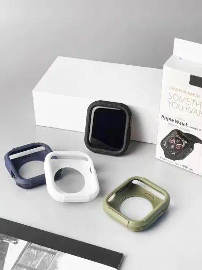 Custodia Smart Watch 6 da 44 mm a protezione completa di lusso per Apple Watch Protector per Iwaatch 6 Custodia morbida per orologio in TPU con confezione per la vendita al dettaglio